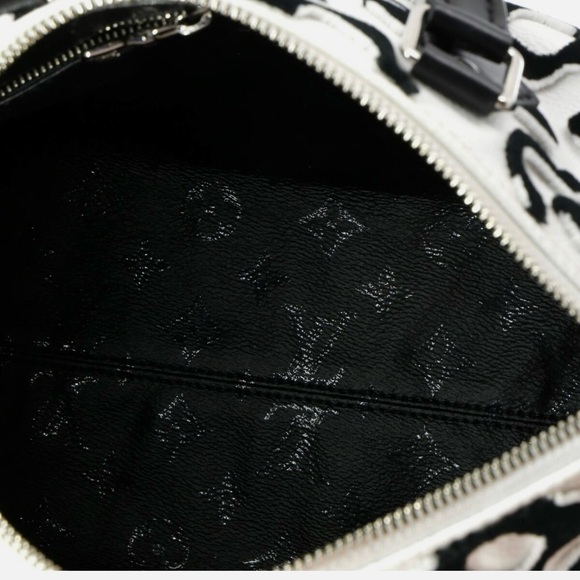 Louis Vuitton Speedy Bandouliere x Urs Fisher Tufted Monogram . Limited Edition - Picture 4 of 7